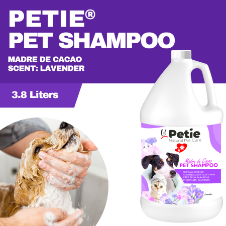 Petie Lavender Madre de Cacao Shampoo for Pets