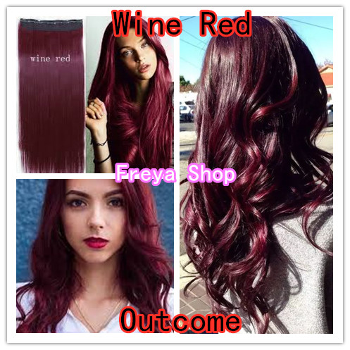 Glow Wish Wine Red Hair Color Set