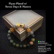 Lucky Charms Piyao Bracelet with Mix Stone & Mantra