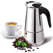 Stainless Steel Stovetop Coffee Maker by No