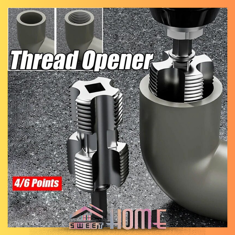 Manual PVC Tool Set 1/2 3/4 1 Inch Water PPR Pipe Threader For Electric Drills 4f1 I.1573021311