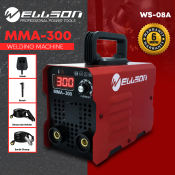 WELLSON WS08 MMA-300 Portable Inverter Welding Machine with Digital Display