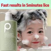 Fast-Acting Kids Lice Removal Shampoo with Clear Comb