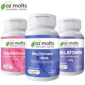 Ozmolts Multivitamin + Iron Chewables for Immune Health