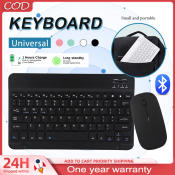 Ultrathin Bluetooth Keyboard/Mouse for iPad, Android, Laptop