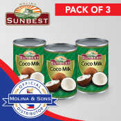 Sunbest Coconut Milk 400ml Pack of 3