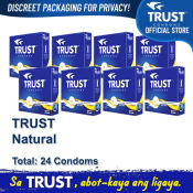 Trust Condoms Natural by 3s, Pack of 8