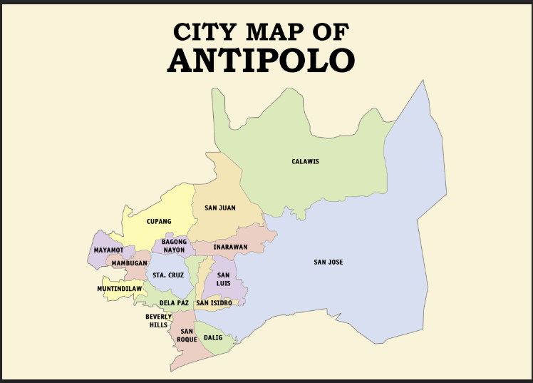 Angono Map Shape Antipolo Map Calawis Road, Antipolo City Calabarzon Walk Score