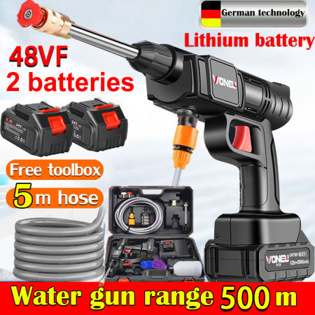 Portable 24V Lithium Battery Car Pressure Washer Gun