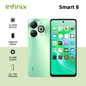 Infinix Smart 8 5G 2024 big sale Cellphone Original 16+512GB 5G Android11 Mobile Phones Full Screen Smartphone handphone HD camera celphone 6000mAh Built In Battery Dual Sim Fast Charge 6.7Inch