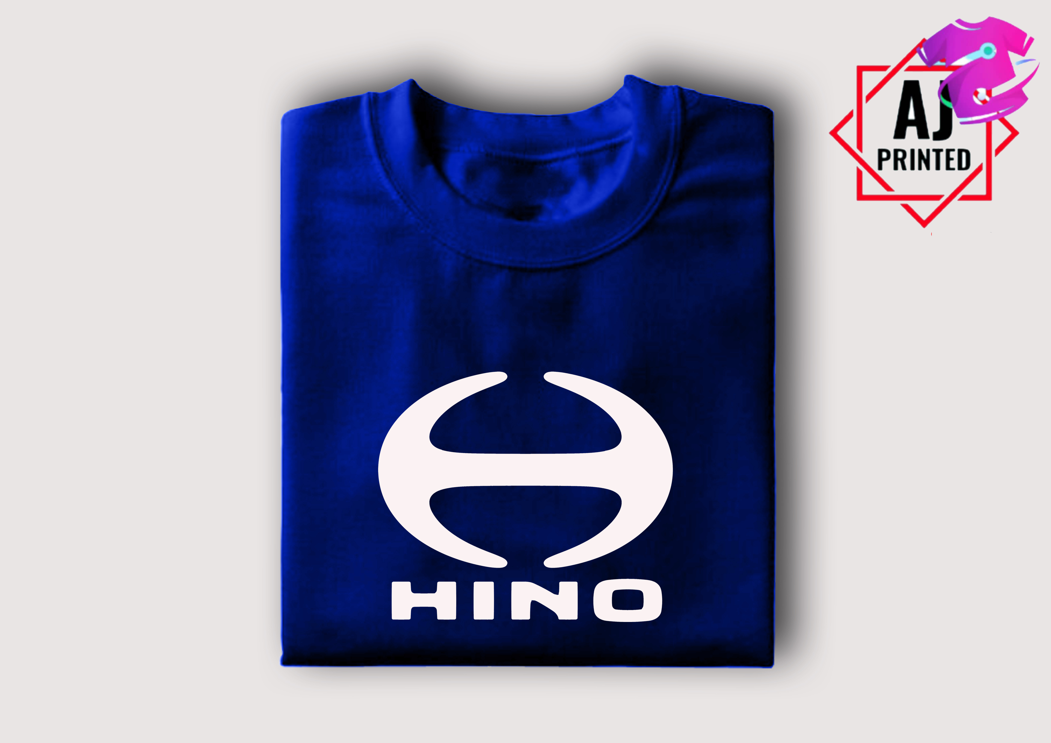 HINO 日野自動車 企業ロゴ A2548 バックプリントナイロンジャケット古着