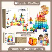 Mideer Colorful Magnetic Tiles by Toytinkr