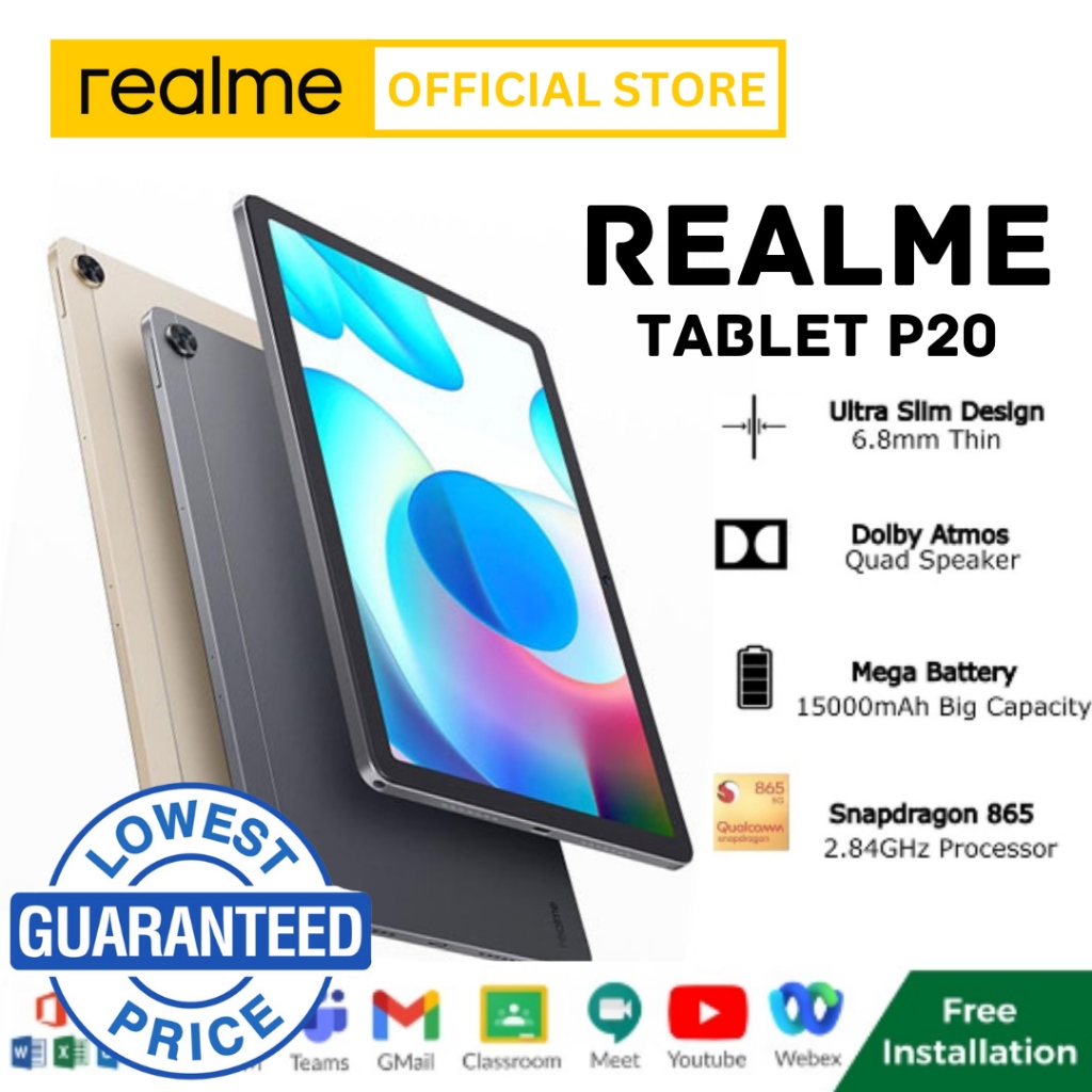 realme p20 tablet