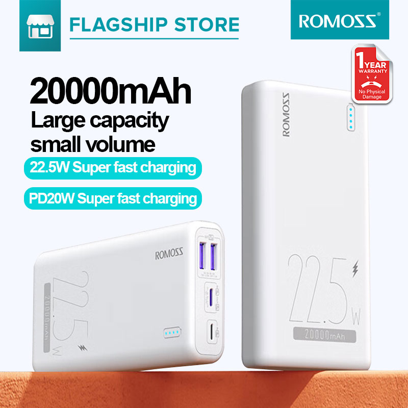 Romoss Sense 6F 20000mAh Fast Charging Power Bank