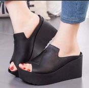 Korean Fashion Wedge Sandals for Women, Adjustable, Good Quality