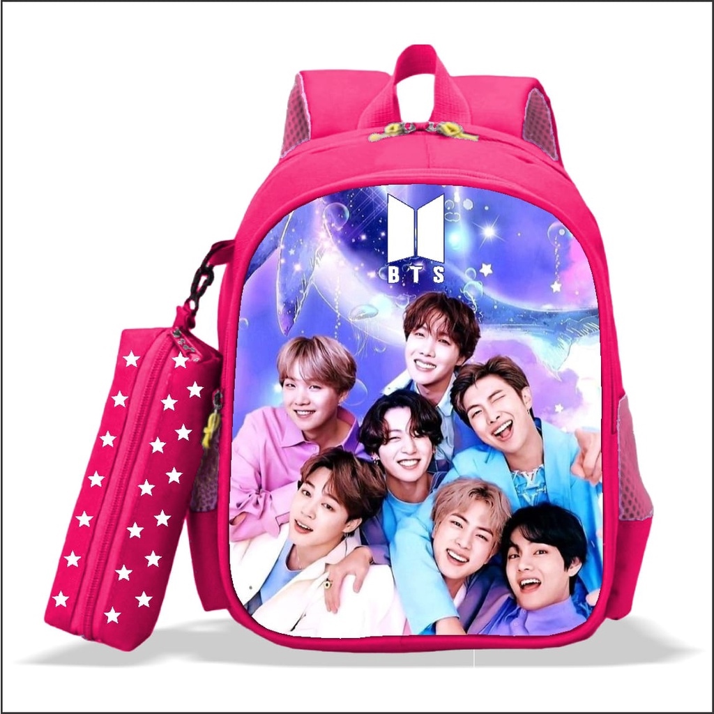 Buy KSC BTS Bag For Girls School Backpack Kpop BTS Bangtan Boys Casual Backpack  Bag for Students 16 inch Laptop Backpack Large Capactity Backpack for Boys  Travel School (SCHOOL BTS) at