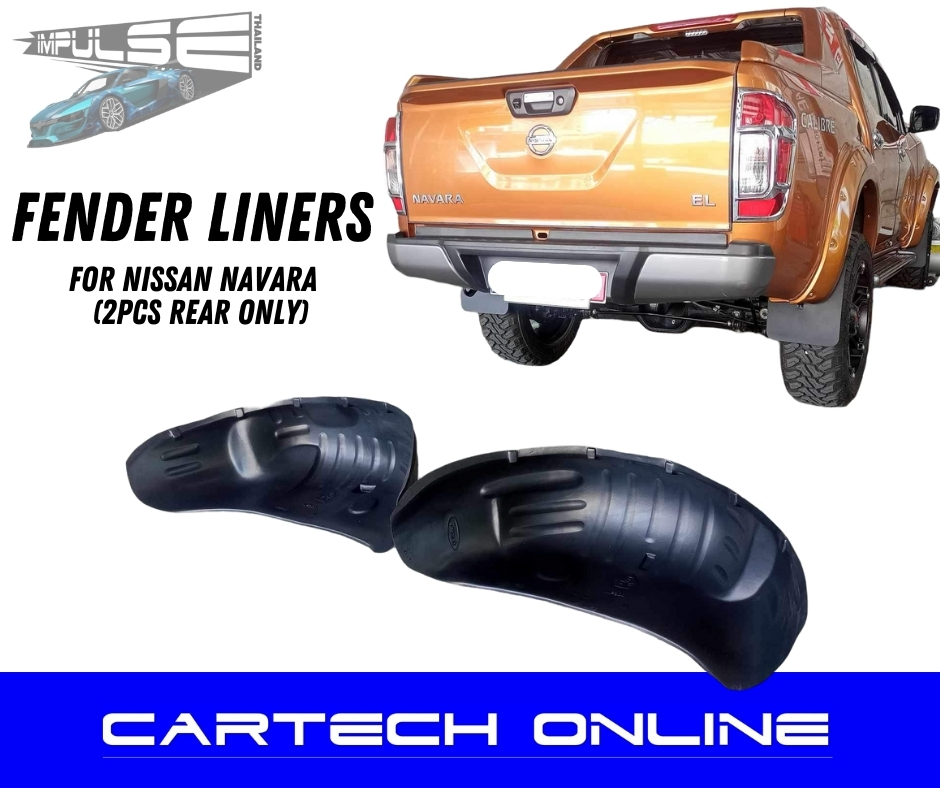FENDER LINERS for NISSAN NAVARA (2pcs REAR only) Fender Liners For