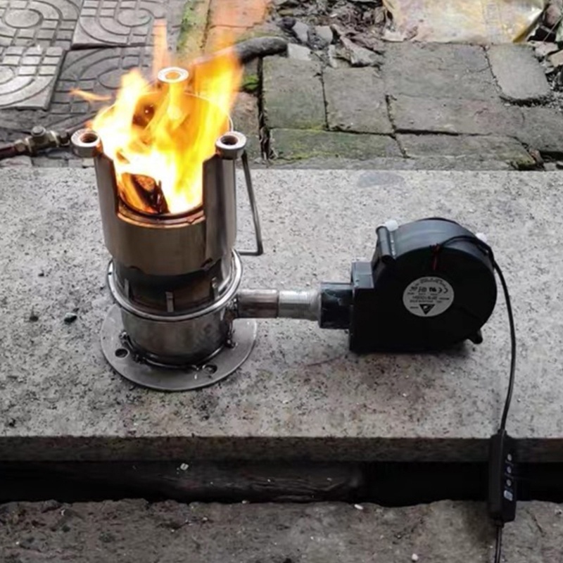 UMALL】 60HZ 7000RPM large air volume speed blower barbecue stove waste oil  stove 220v turn 12v turbo blower | Lazada PH