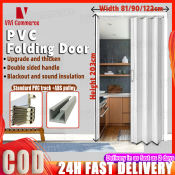 PVC Accordion Sliding Door by Simple Door - Kitchen Partition