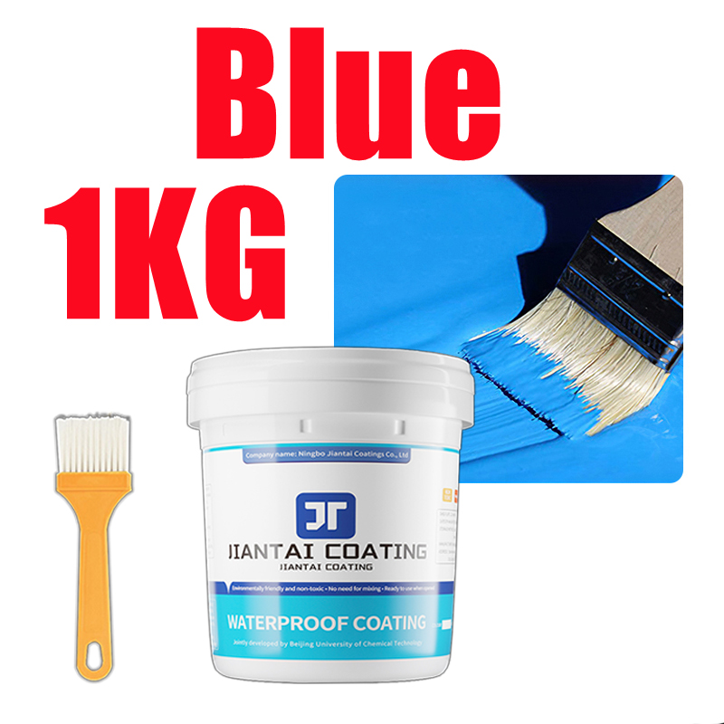 🌈Stop The Leak Immediately🌈1kg Super Sealant Waterproof Roof Leak High Temperature Resistance Polyurethane Waterproof Coating Paint Rubberized Liquid Asphalt Waterproofing Water Proofing For Concrete Water Proof Glue - Image 3