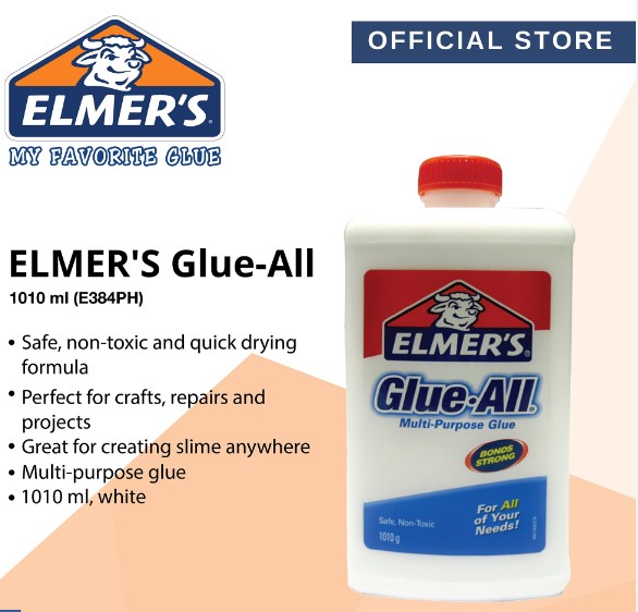 Elmer's Glue All Multi-Purpose Glue E384PH White 1010ml