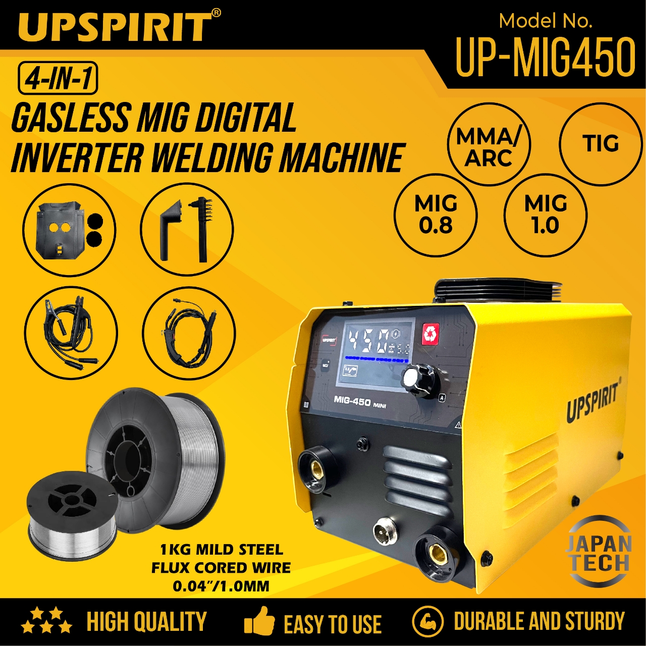 UPSPIRIT 4-IN-1 Portable Inverter Welding Machine