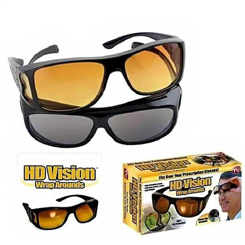 HD Vision Anti Glare Night View Driving Glasses Wrap Around Sunglasses