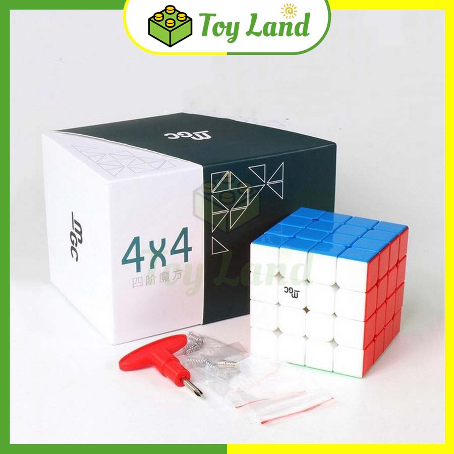 Rubik 4x4 MGC YJ Có Nam Châm Stickerless Rubic 4 Tầng 4x4x4 Không Viền Đồ