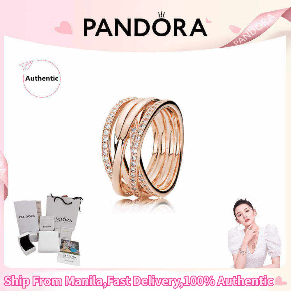 Pandora Rose Gold Intertwined Ring - Perfect Birthday Gift