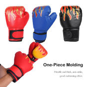 Meroca Kids/Adult Boxing Gloves - PU Leather MMA Sparring Set