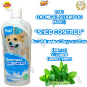 PAPI OATMEAL Shed Control Shampoo for Dogs and Cats