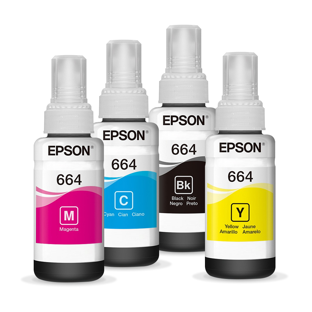PACK BOUTEILLE EPSON ADAPTABLE 664 Aicon (3BK/1C/1M/1Y)
