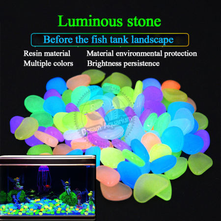 Glow Pebbles for Aquarium or Bonsai Garden (Brand name: N/A)