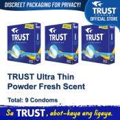 Trust Ultra Thin Condoms, 3-Pack