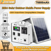 SolarPro 78800mAh Portable Solar Generator - Outdoor Power Station