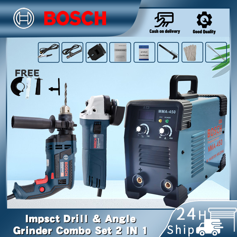 BOSCH MMA450 Portable IGBT Inverter Welding Machine + 2in1 electric