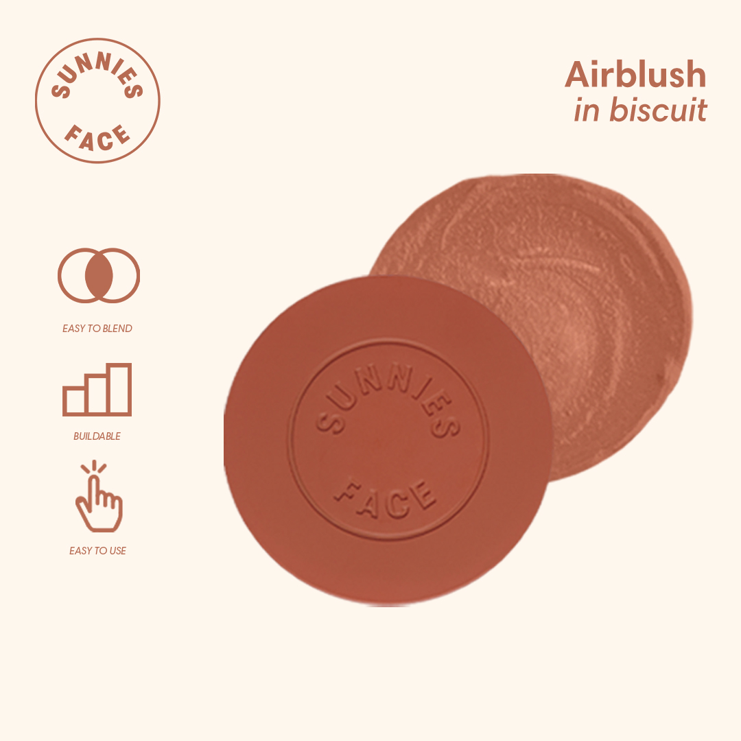 Discount on Sunnies Face  shoes - SKU: Sunnies Face Airblush [Cream Blush & Cheek Tint] (Biscuit)