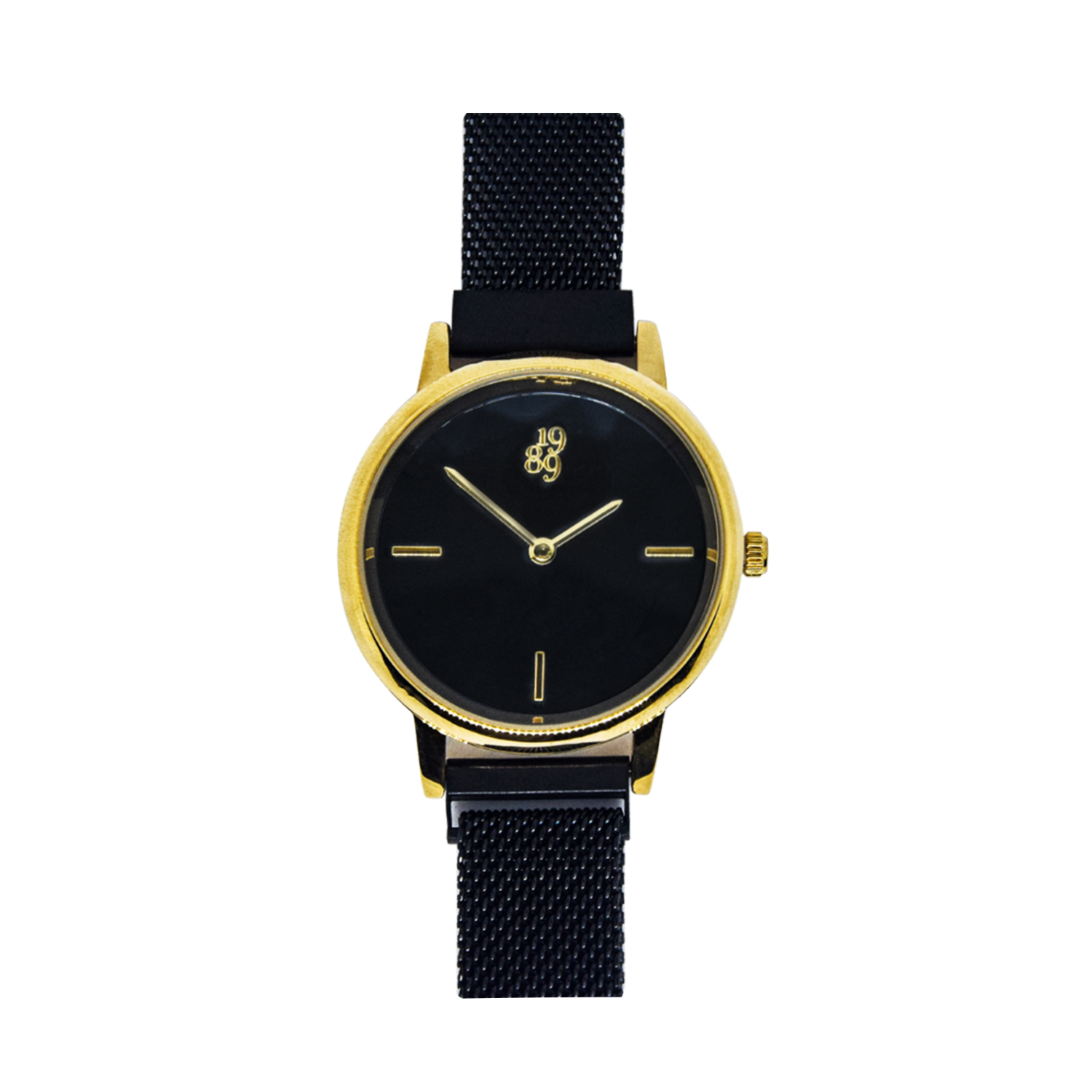 1989 Watches Santorini watch Gold watch frame Brown leather Strap