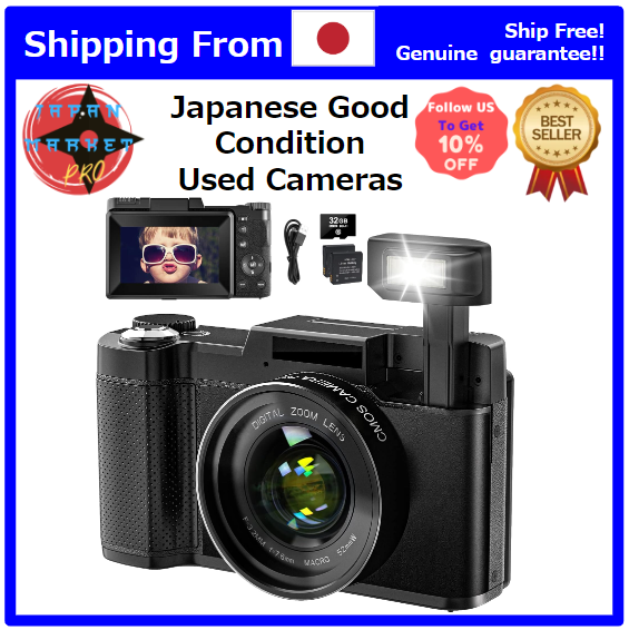 Compact Cameras 2nd Hand Vlogging Camera For Year Old 5K Digital