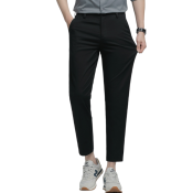 JF Fashion Men's Affordable Black Slacks - A906