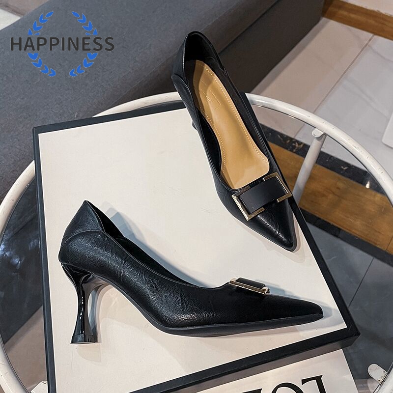 Sharon Black Pump Shoe Heels for Women-suu.vn