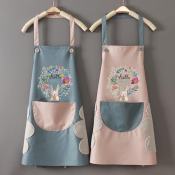 Waterproof Kitchen Apron with Big Pocket for Men and Women
