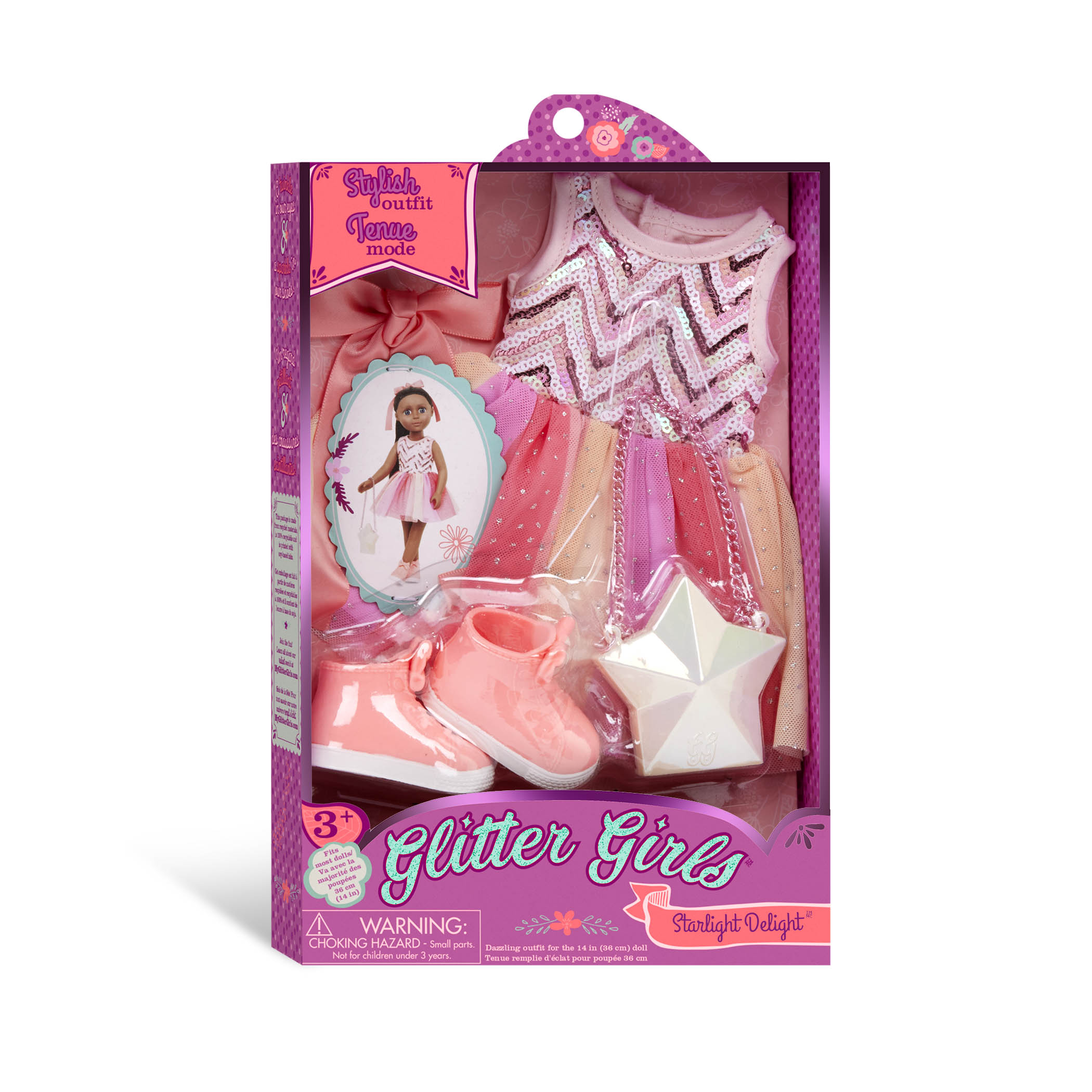 Glitter Girls - Colorful As A Rainbow Summer Outfit -14-inch Doll Clothes- Toys, Clothes And Accessories For Girls 3 Year Old And Up