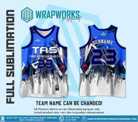 Customized Full-Sublimation Basketball jersey Uniform