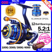 12 Ball Bearings Spinning Reel for Freshwater and Salwater