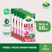 Arla Strawberry Milk 1L 10-Pack