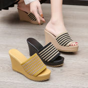 Korean Fashion Straps Open Toe Wedge Sandals FOR WOMEN #225