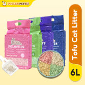 FOLOPETS Tofu Cat Litter 6L Natural Plant Safe Biodegradable