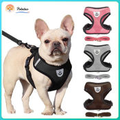 Adjustable Mesh Dog Leash and Harness Set, Stylish and Breathable