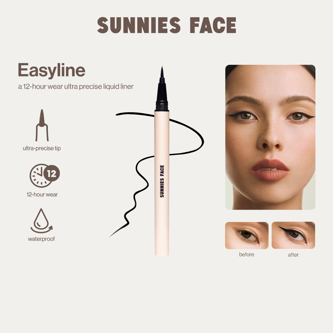 Discount on Sunnies Face  shoes - SKU: Sunnies Face Easyline [12-Hour Wear Ultra Precise Liquid Liner] (Super Black)